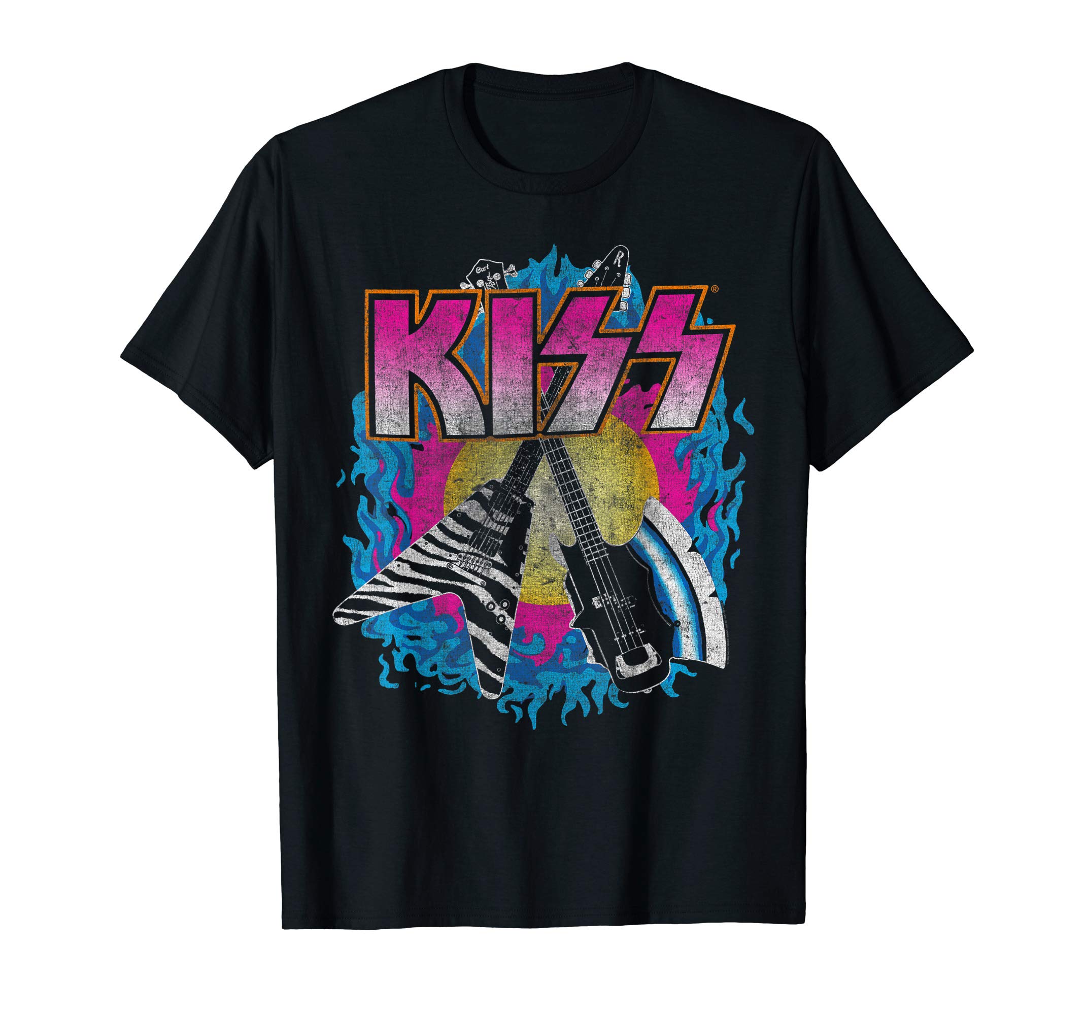 KISSYoung & Wasted Unisex Adults T-Shirt, Black, Small, Short Sleeve, Classic Fit, T-ShirtOEKO-TEX STANDARD 100
