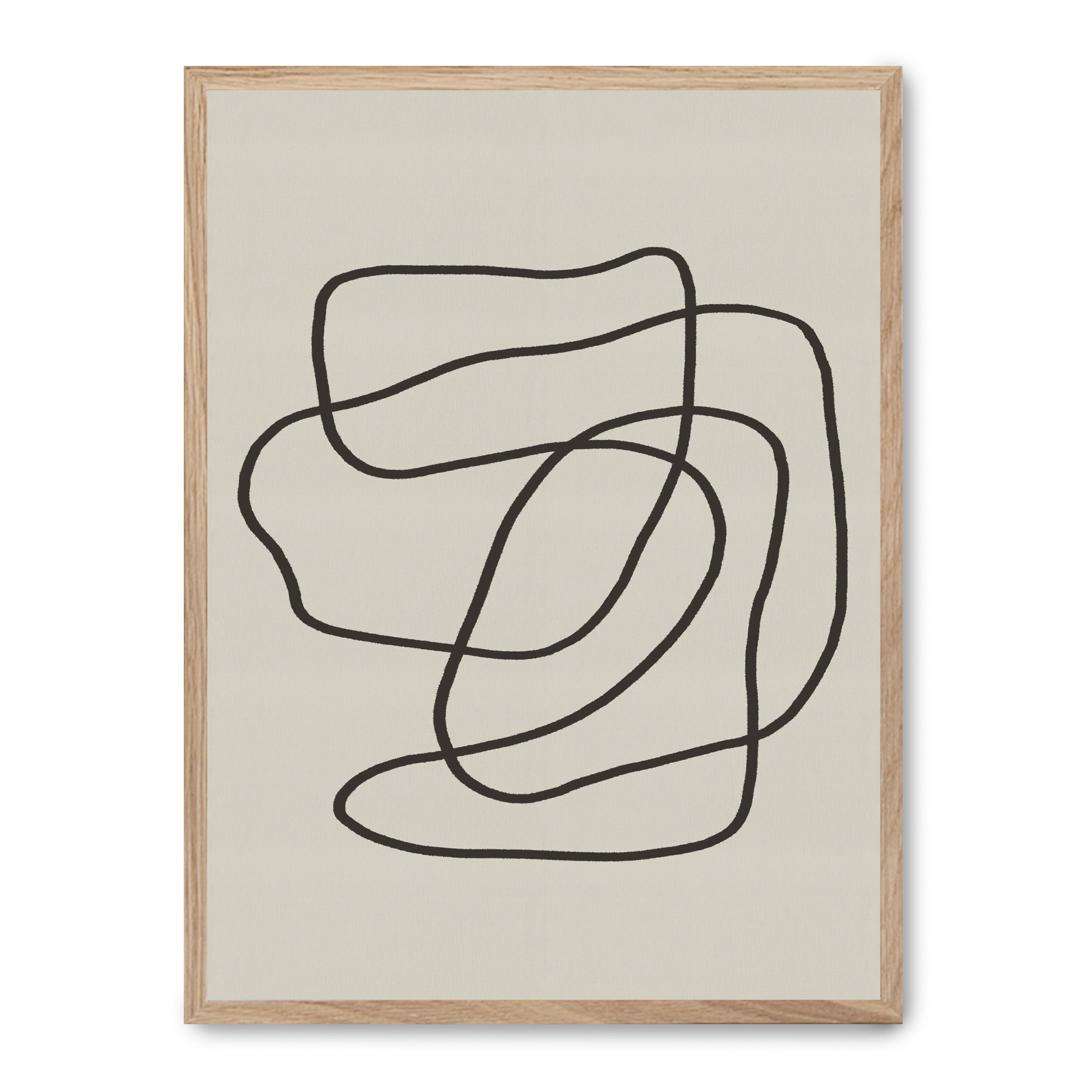 Cuadro simple lines iii FASE5 pour meubler un mur vide sans encombrer