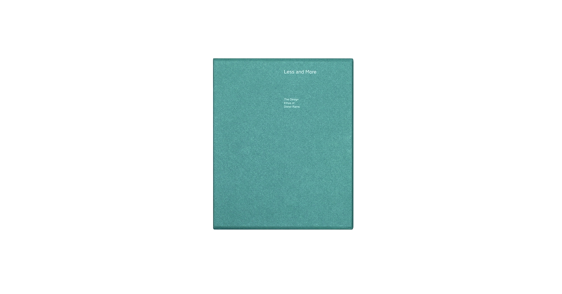 Amazon.com: Less and More: The Design Ethos of Dieter Rams