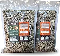 Café Grão Cru Verde 100% Arábica - Moca 83 Reg Vulcânica 2kg