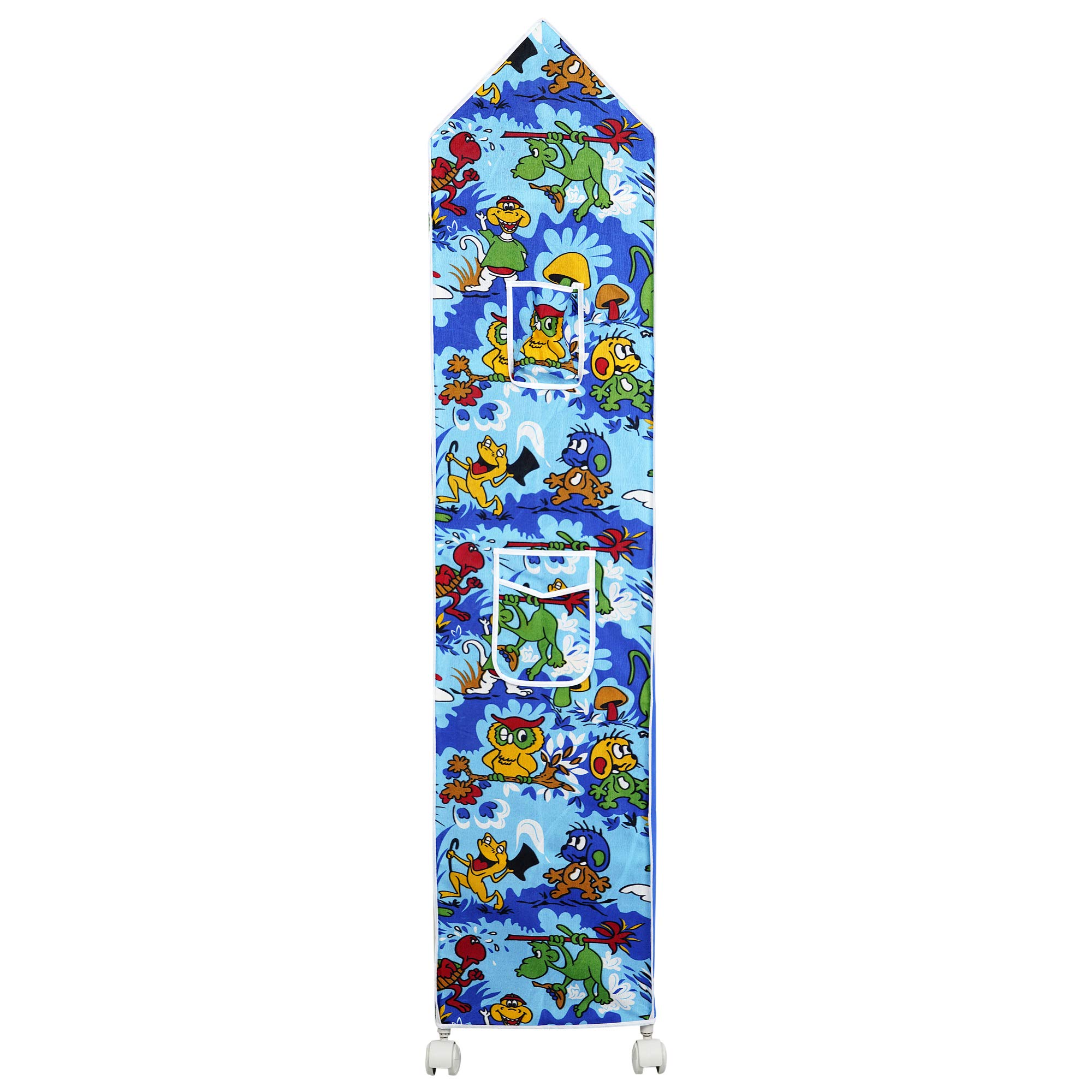 Little One's | 6 Plastic Shelves Foldable Baby Storage Box (Made in India), ISI Certified, Unbreakable Material, (Steel Structure)| Jungle Blue | H6/AB - Image 7 thumbnail