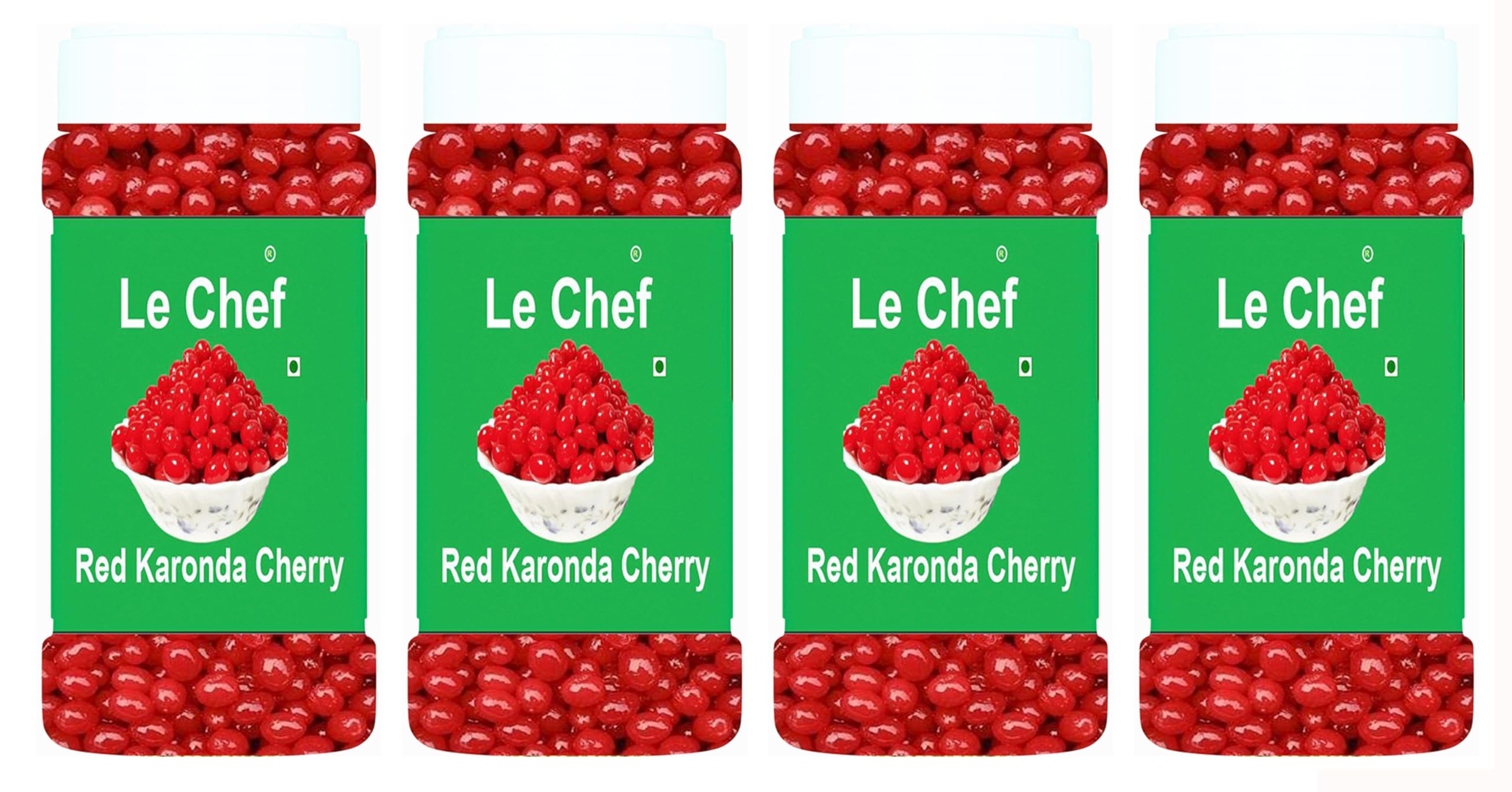 Le Chef Premium Karonda Red Cherries 100 gm X 4| Combo Pack Of 4-image-13