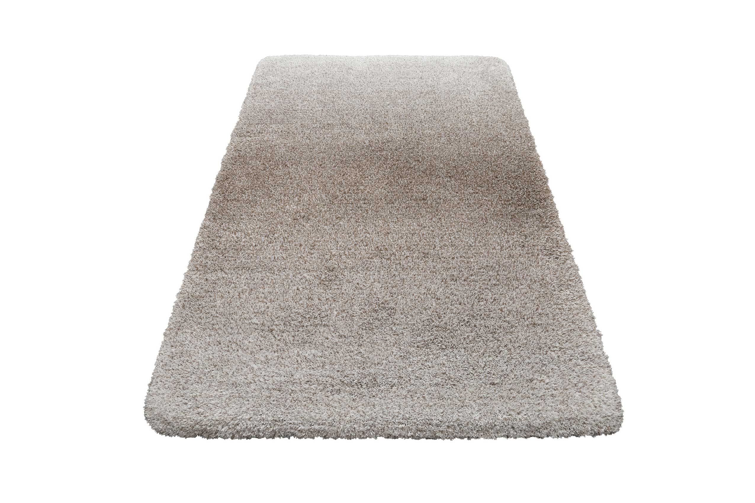 wecon home Nowoczesny puszysty dywanik łazienkowy z antypoślizgowym spodem - Luuk (60 x 100 cm, taupe)