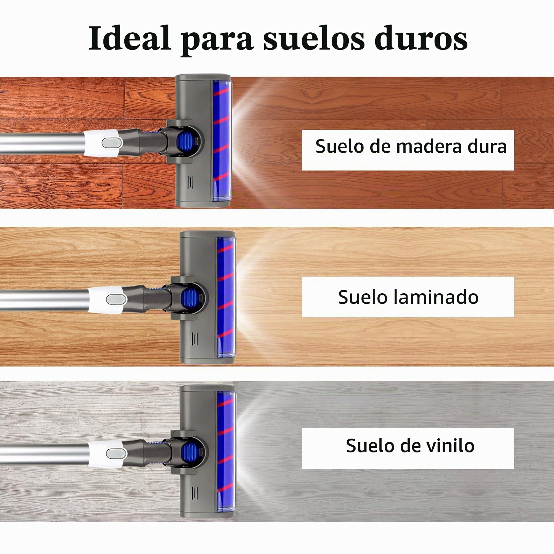 Cabezal limpiador de rodillo suave de repuesto para aspiradora inalámbrica Dyson V6, DC58, DC59, DC61, DC62, DC74, accesorio para suelo duro