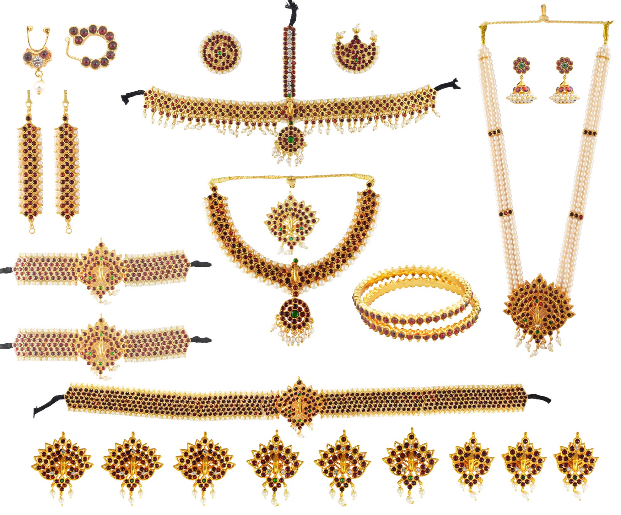 See full amazon price history chart for UG Products Complete Set Bharatanatyam Jewellery with All The 10 Separate Ornaments Made with Green and Red Quality Kemp Stones (S28) UG Products Complete Set Bharatanatyam Jewellery with All The 10 Separate Ornaments Made with Green and Red Quality Kemp Stones (S28) (B07FRCQQKV) Amazon Price History, Amazon Price Tracker
