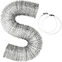 Vista 1 de Conducto de transición de aluminio flexible para secadora de ropa con 2 abrazaderas de tornillo sinfín.