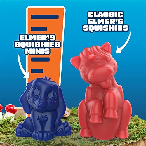 Miniatura 11 de Elmer's Squishies Figuras esponjosas fosforescentes, kit de juguetes para hacer tú mismo, crea 2 personajes misteriosos, kit de 13 piezas Multi
