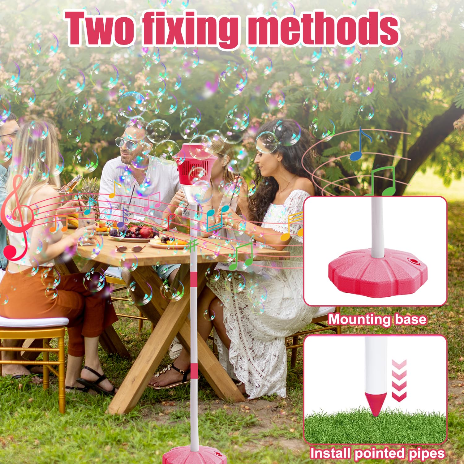 Standing Bubble Machine Lamp, Macchina per Bolle di Sapone per Bambini, Bubble Makers per Bambini con Bolle, Sparabolle di Sapone, Bubble Torch, Lampada per macchina bolla in piedi, per Giardino Festa