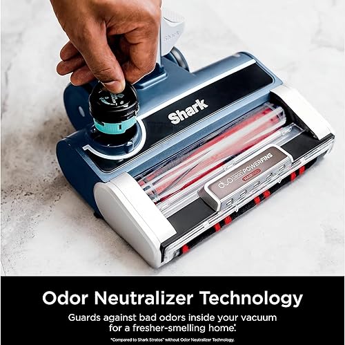 Miniatura 4 de Shark QS3000Q Stratos - Aspiradora ultraligera con cable DuoClean, neutralizador de olores, herramienta de tapicería y grietas, cepillo eléctrico