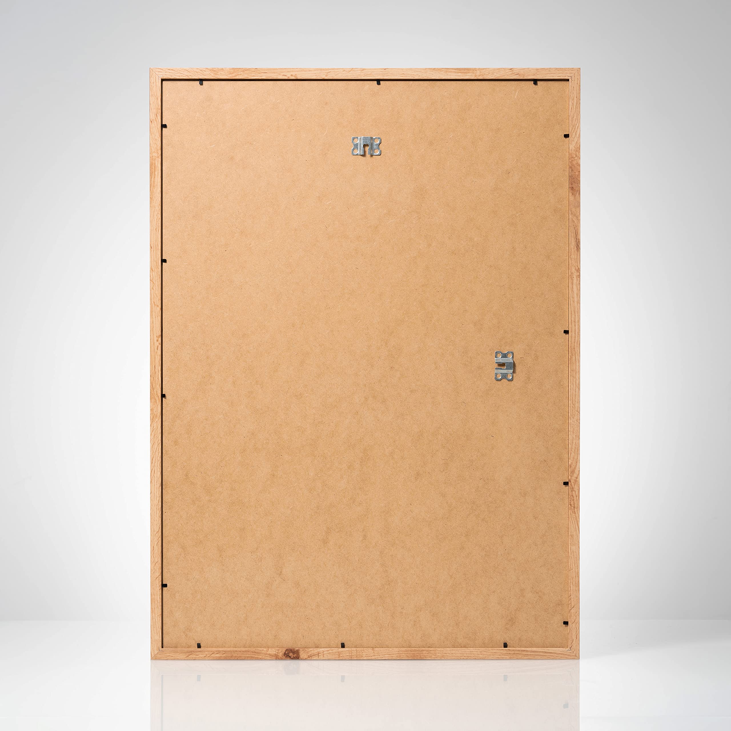 Bilderrahmen 50x70 cm Wotan Eiche - Fotorahmen zum Aufhängen aus MDF und Acrylglas - California Wand Rahmen Moderner