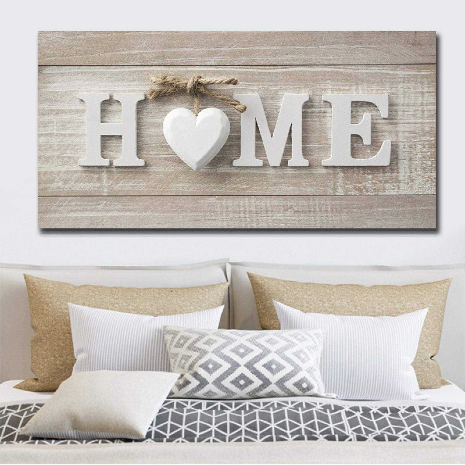 Yooyu Impression sur toile prête à accrocher style coréen art mural moderne affiches et impressions sur toile pour salon décoration d'intérieur 90 x 180 cm avec cadre