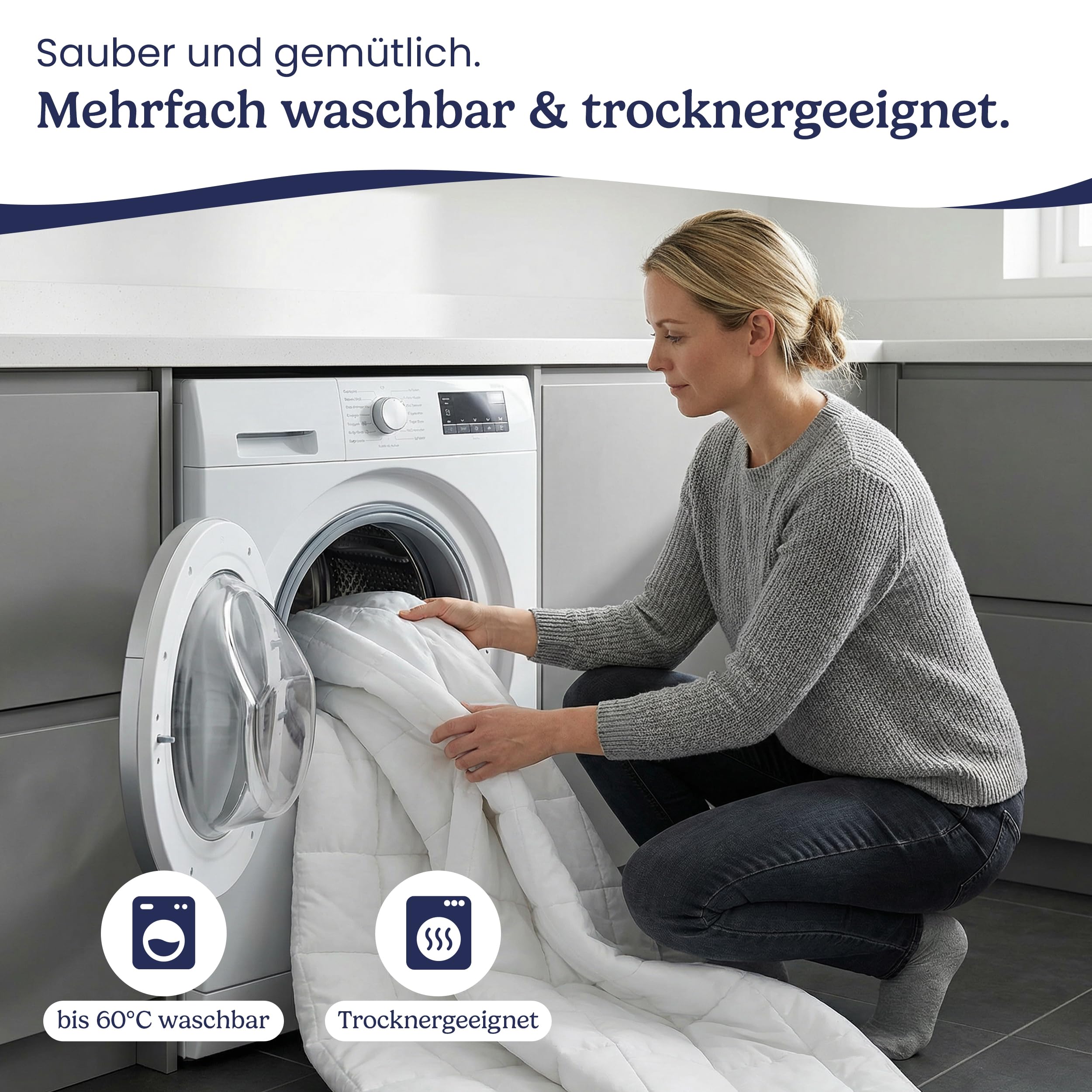 Weicher Matratzenschoner 140x200cm mit Baumwolle - Matratzenauflage für Matratzen bis 30cm - Bei 60°C waschbar & Öko-Tex für mehr Hygiene im Bett - Schutz für Boxspringbett & Topper