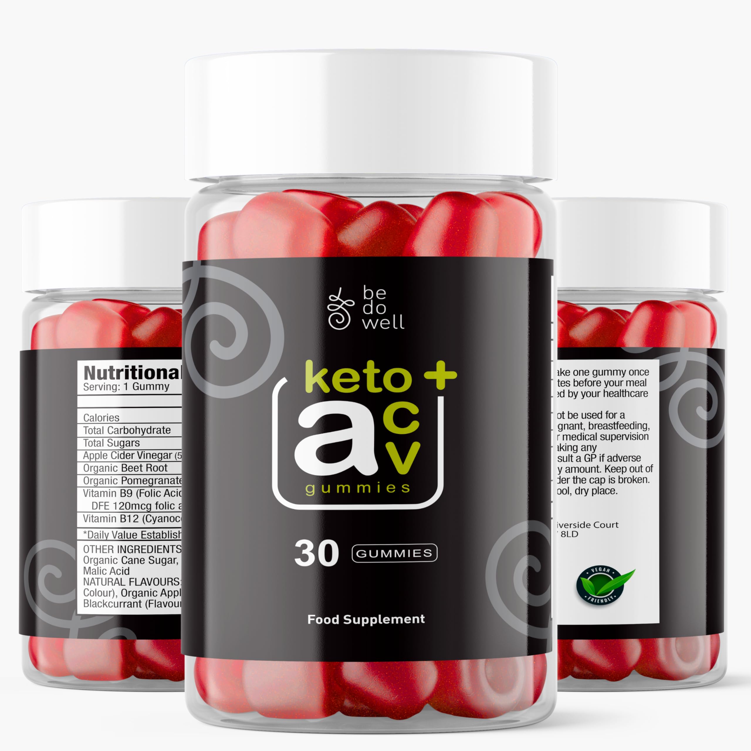 Bedowell Keto+ ACV Gummies 1 Month Supply