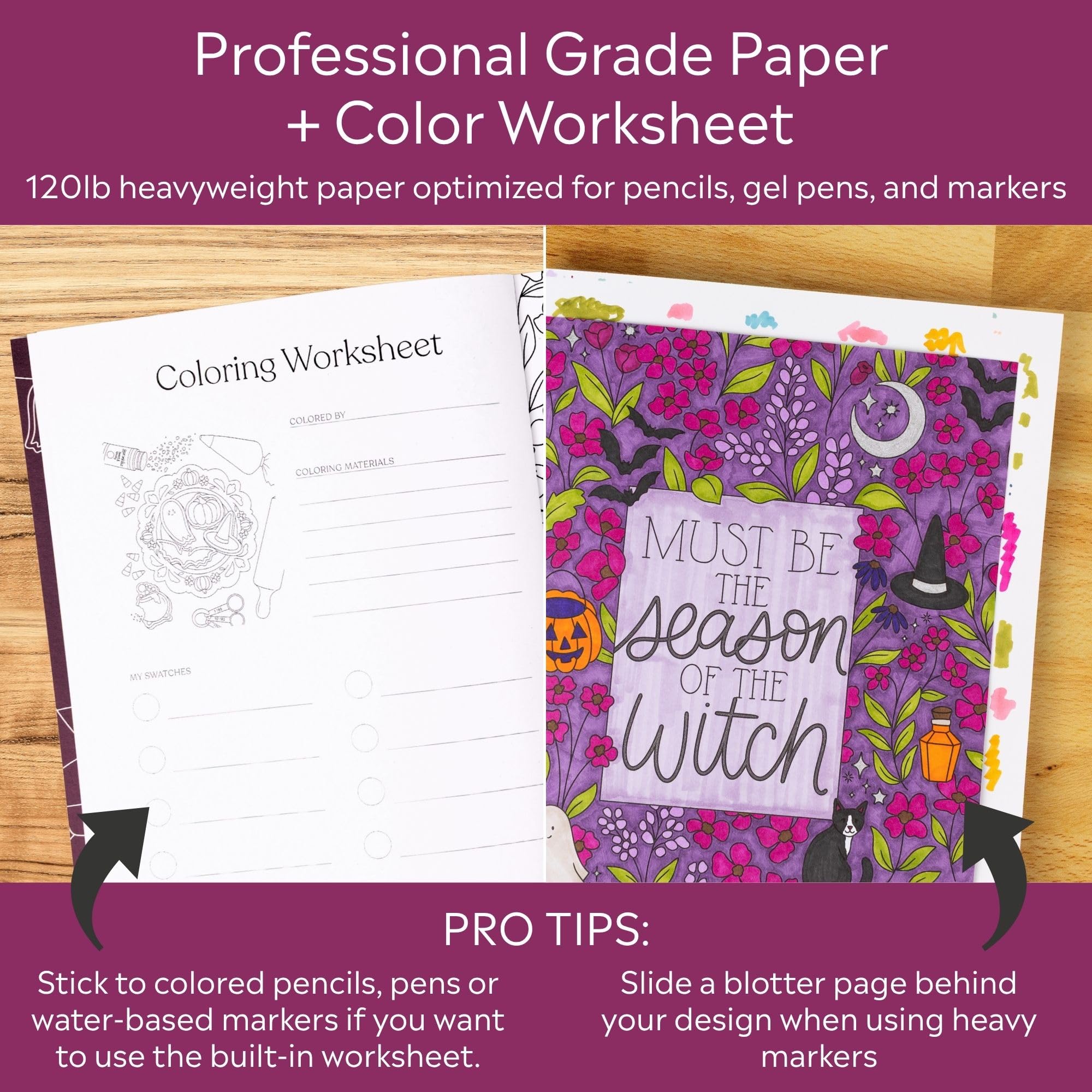 Libro para colorear Sweet & Spooky de Elyse Breanne Design