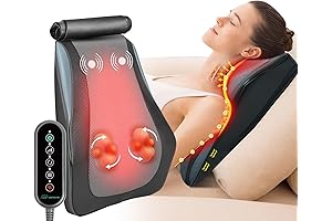 Snailax Masajeador para Espalda, Masajeador Cervical, Masajeador para Espalda Shiatsu para Dolor...