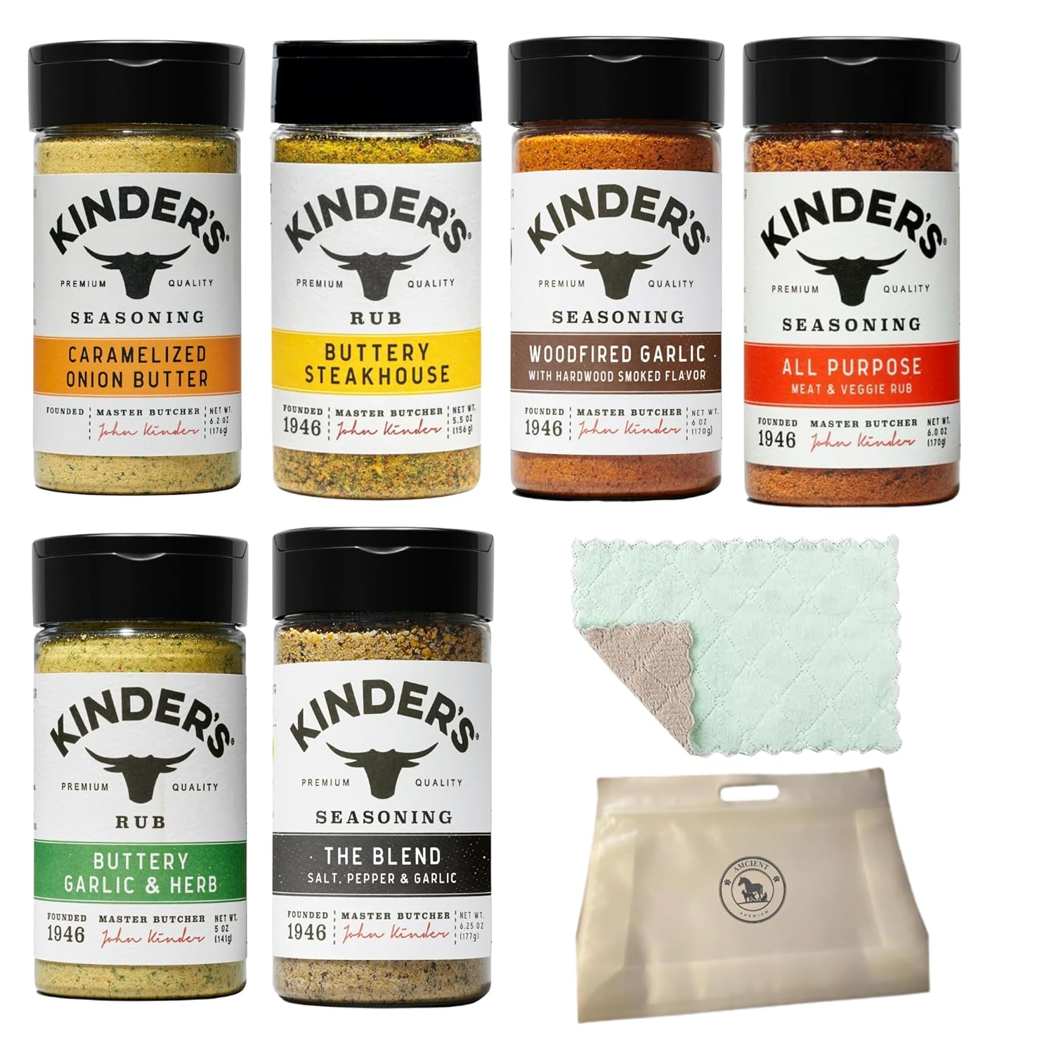 Kinders Seasoning Variety Pack The Blend, Woodfired