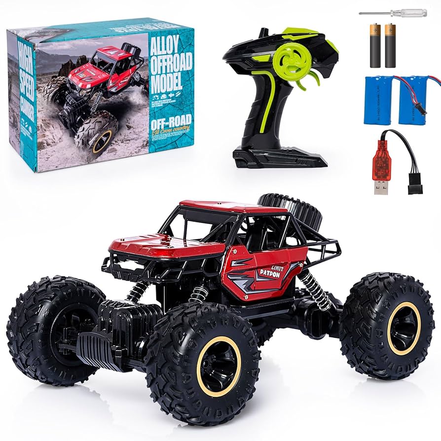 Amazon.com: chxingfeng Red RC Trucks Remote Control Car 1:14