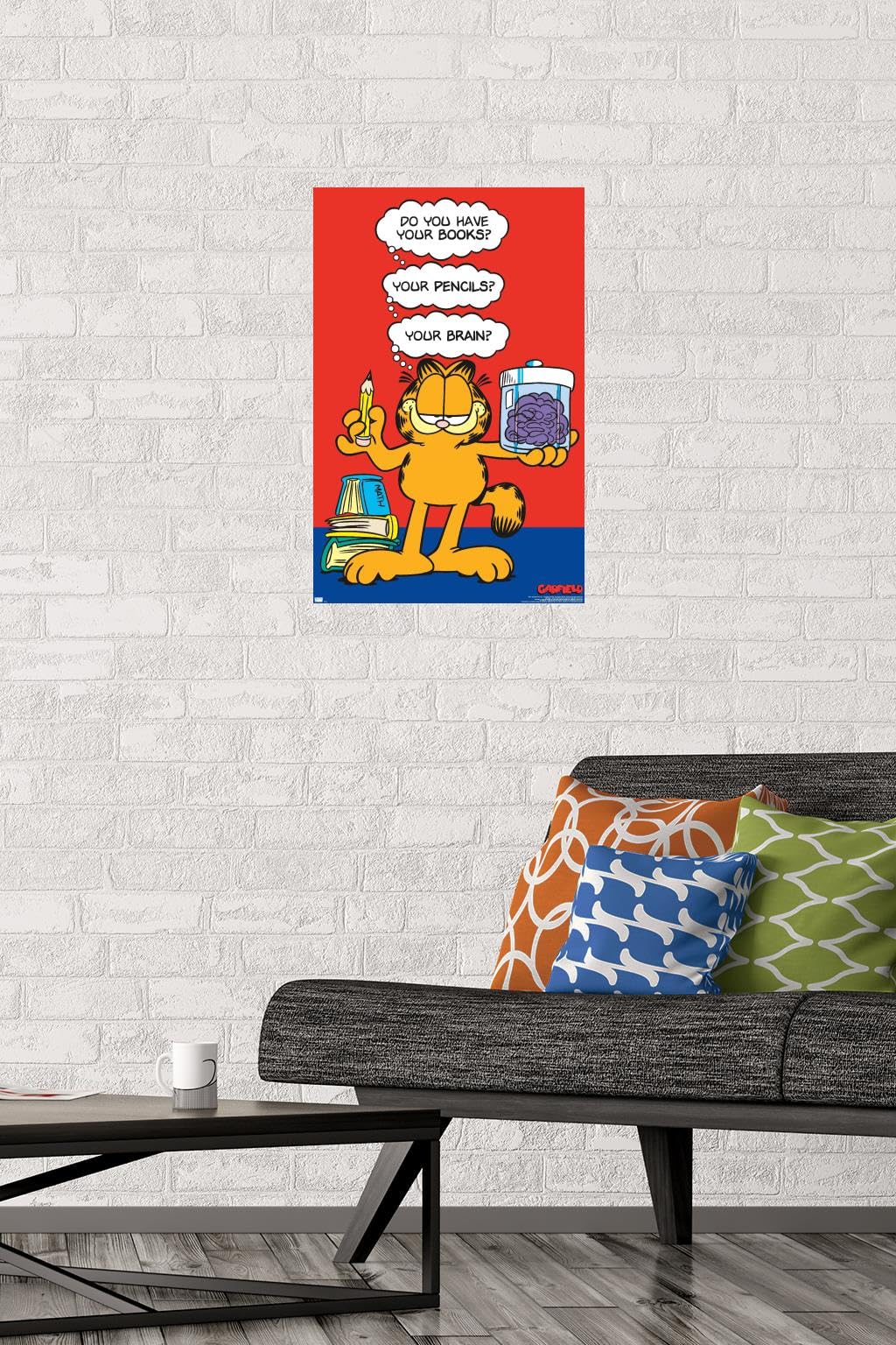 Amazon.com: Garfield - Brain Wall Poster, 22.4L