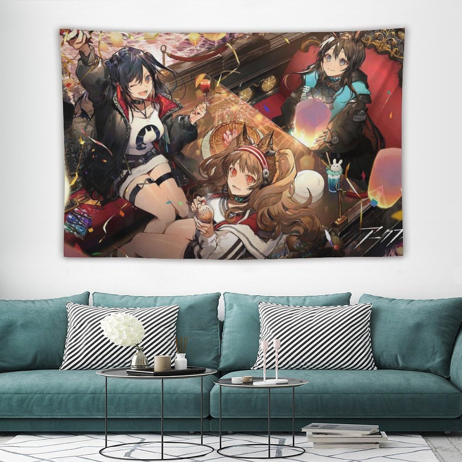 Amazon.co.jp: タペストリー アークナイツ アーミヤ アンジェリーナ