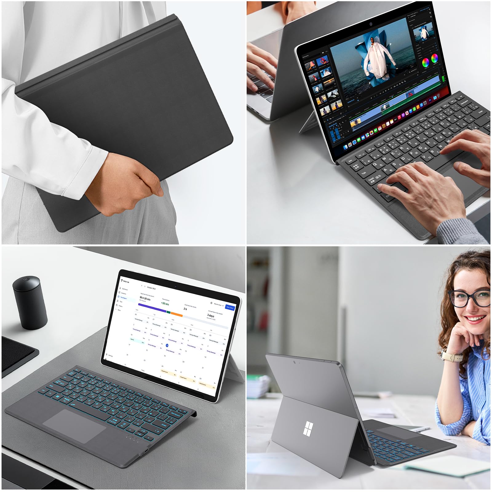 Amazon.co.jp: QERDAOYI マイクロソフト サーフェースキーボード