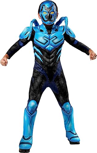 Miniatura 1 de Rubie's DC Deluxe Blue Beetle - Traje y máscara para niño