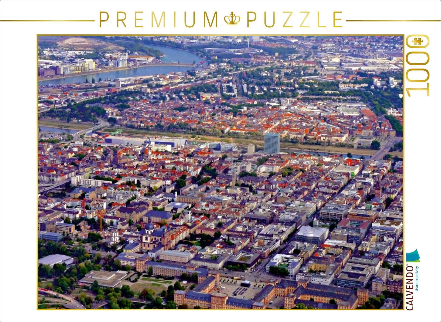 CALVENDO Puzzle 'Mannheim – Fernsehturm' – 1000 Teile, 64 X 48 Cm Lege-Größe, Hochwertige Foto-Puzzle Für Erwachsene