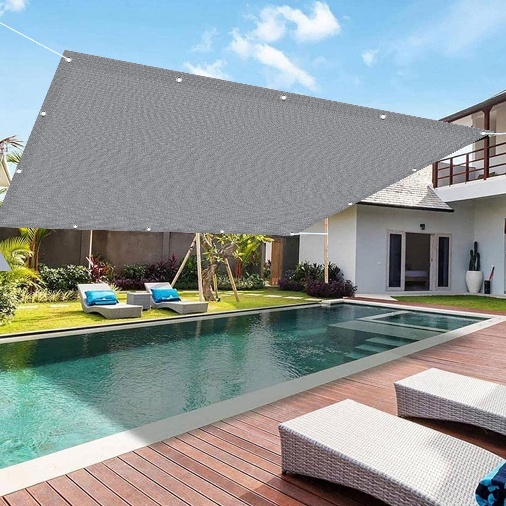 markise luftdurchlässig Sonnensegel Balkon 2.5 x 6 m UV Schutz Atmungsaktiv Zaun mit Ösen und Befestigungsseile für Balkon Terrasse Garten Outdoor, Grau Größen:10 734a597f5ae7131c62f4169b66485209__sacoche_bikepacking Mountainbike fra Puch. Hvid,