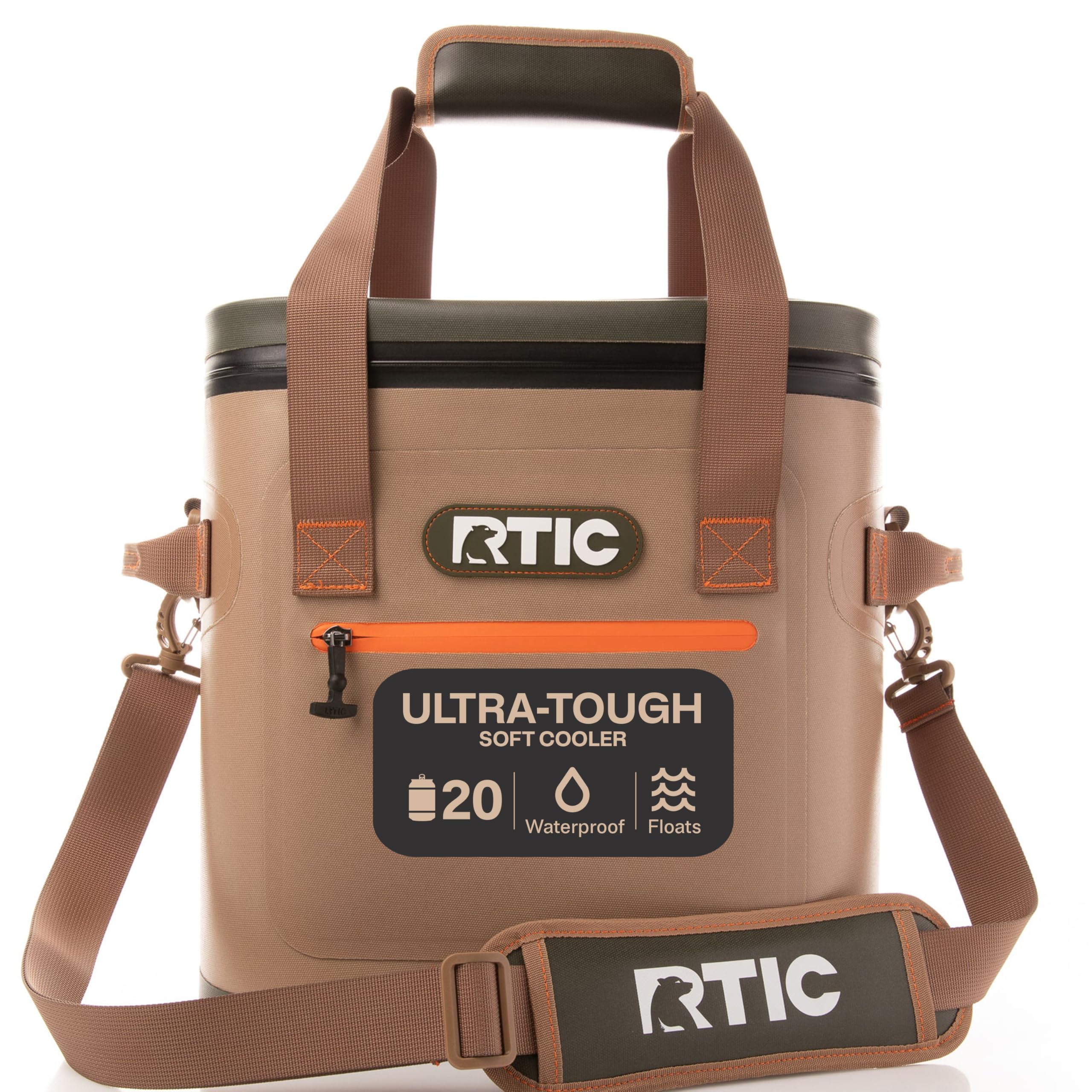 20 Can Ultra-Tough Soft Cooler Waterproof | Insulated Soft Cooler Bag for Ice, Lunch, Beach, Drinks, Travel, Camping, Picnic, Car and Hiking, Floating, Leakproof