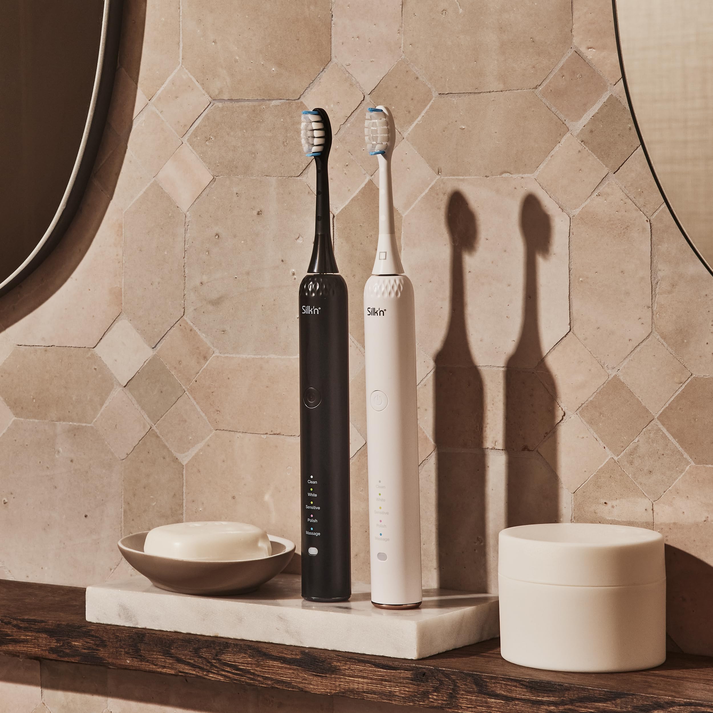 Silk'n Sonicsmile Plus, Negro, Cepillo Eléctrico Sónico para Unos Dientes Limpios y Blancos