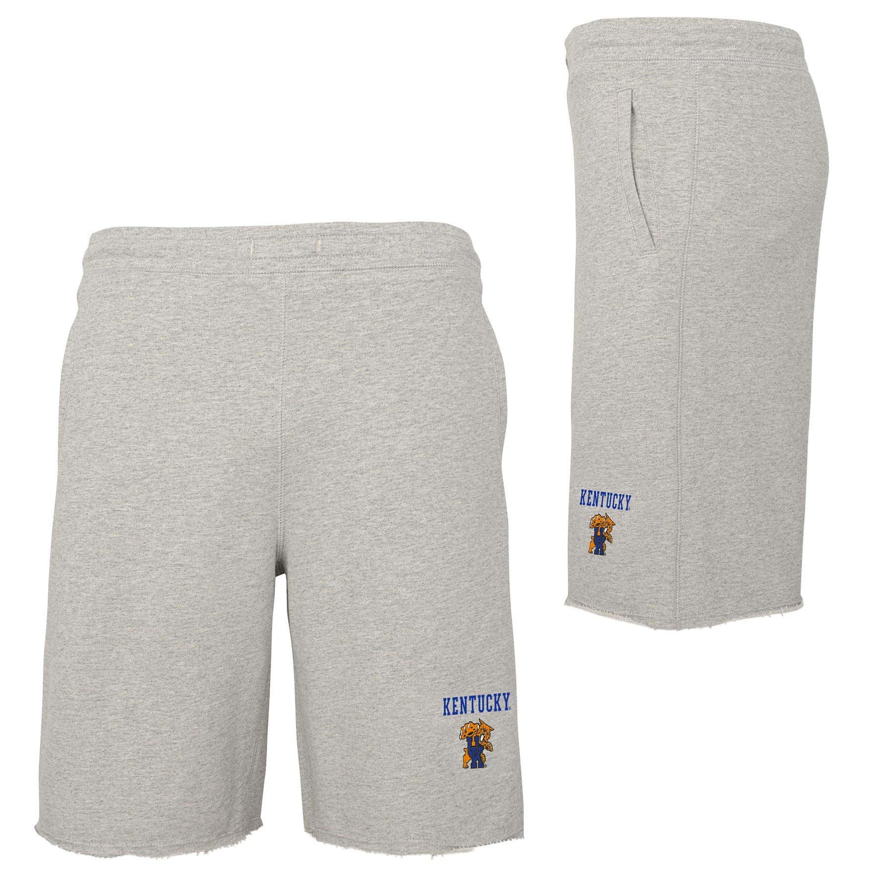 NCAA Big Boys (4-18) Kentucky Wildcats Athletic Grey Shorts (Small (6-7))