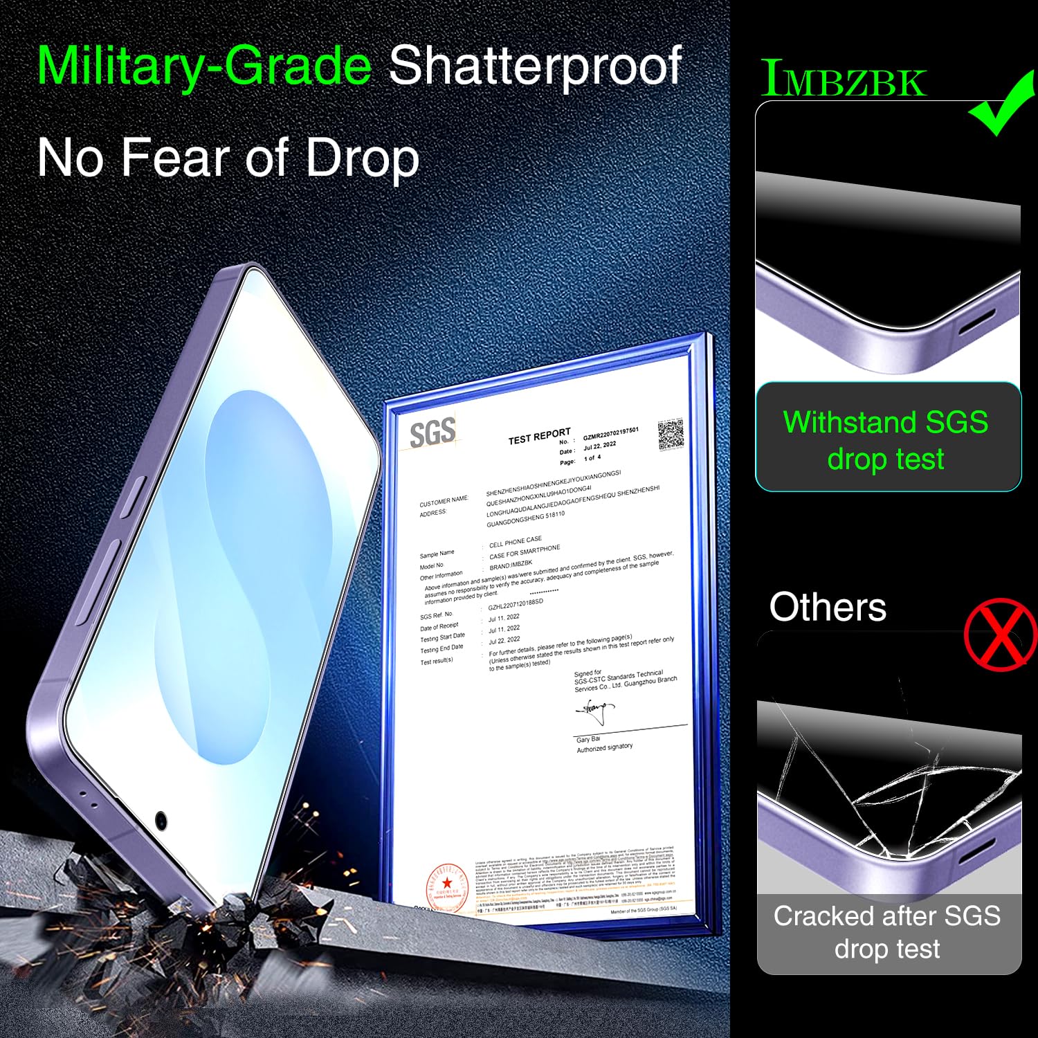 IMBZBK 3 Pezzi Pellicola Vetro Temperato per Samsung Galaxy S25 Plus/ S25+ Accessori 3 Pezzi Protezione Fotocamera, Sblocco con le Impronte Digital