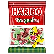 Haribo Anguria, Caramelle Gommose, Gusto Frutta, Ideali per Feste e Dolci Momenti di Relax – 175gr