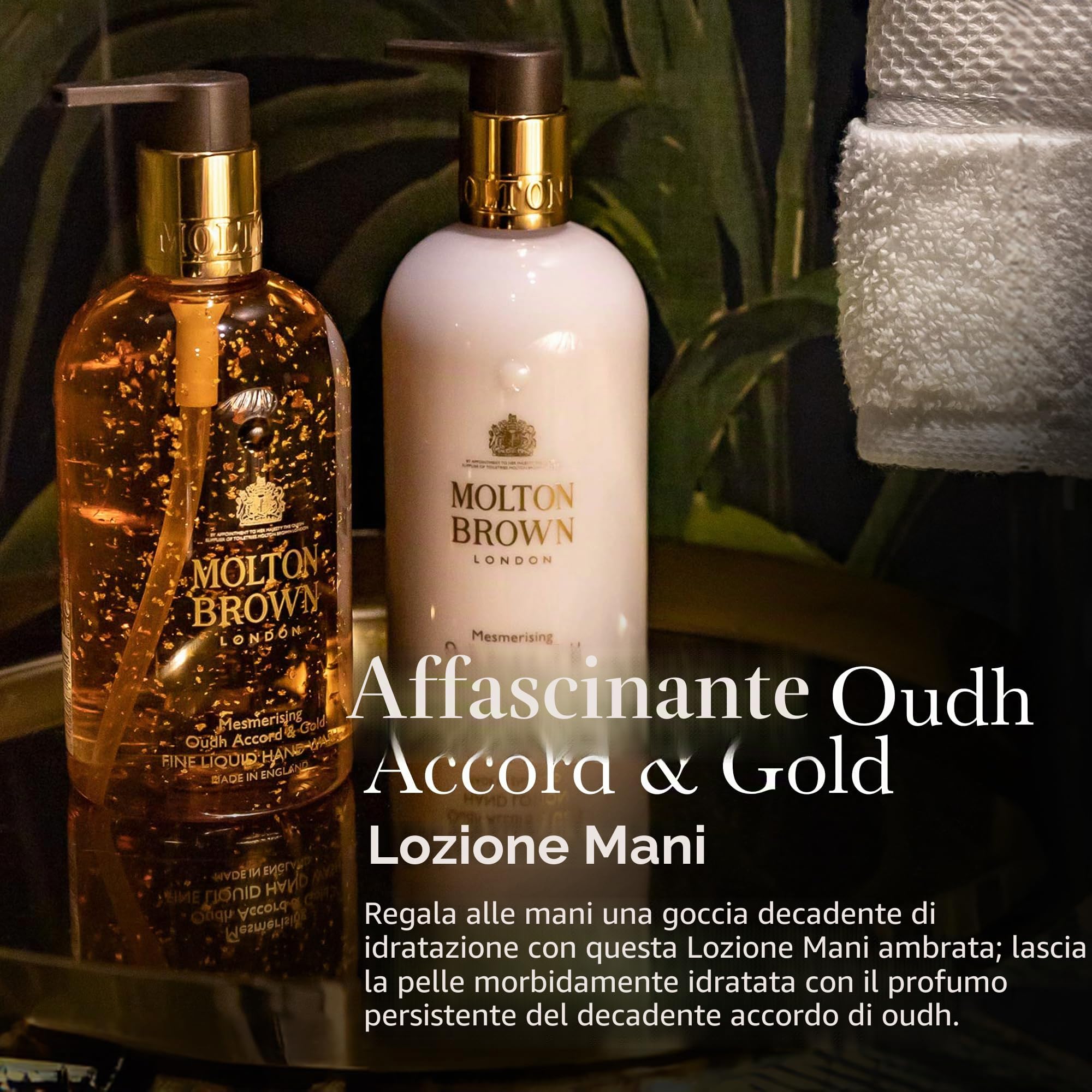 Molton Brown Mesmerising Oudh Accord & Gold lozione mani 300 ml
