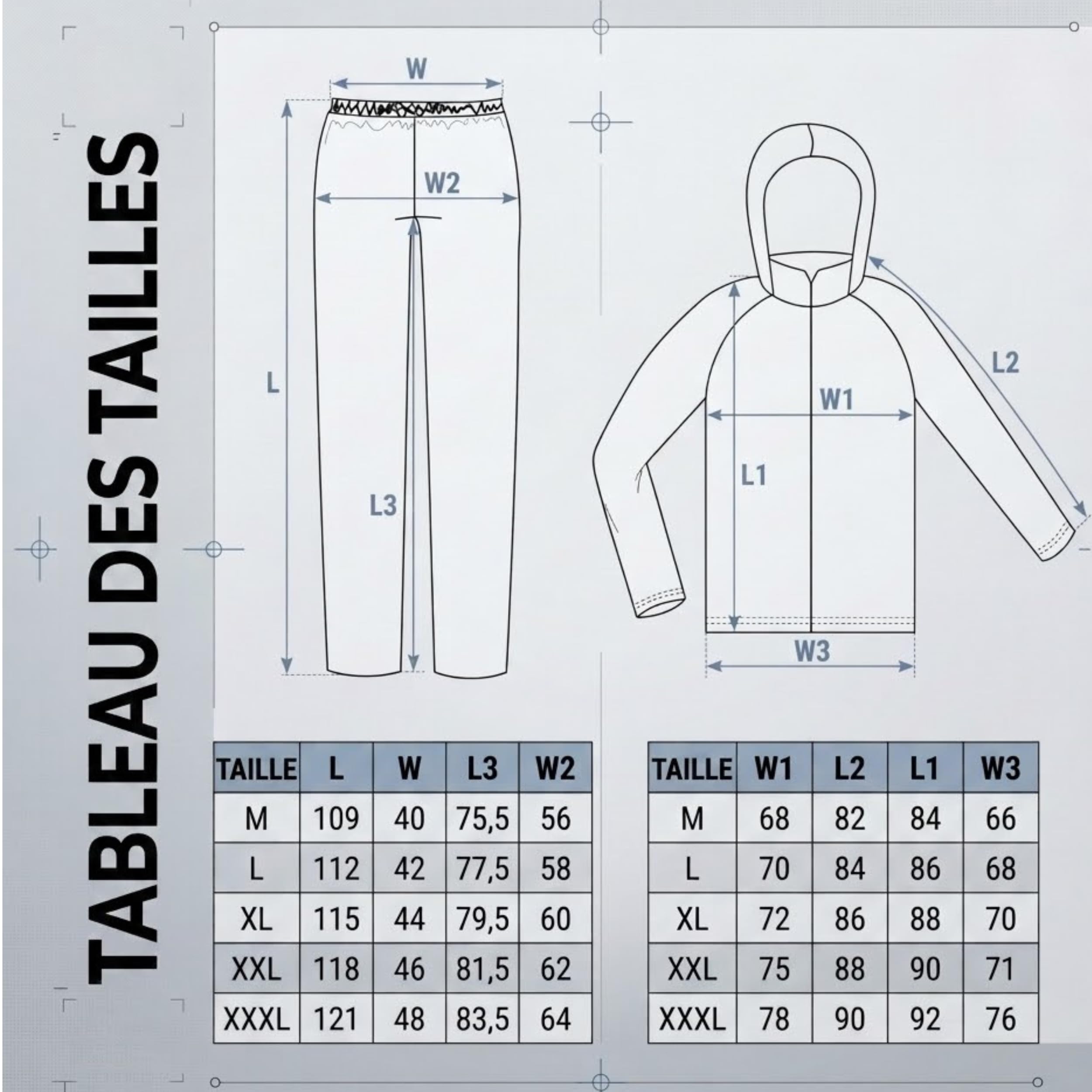 NEO TOOLS Veste de pluie pour hommes avec capuche ou set de pluie avec pantalon de pluie, taille M-3XL | Imperméable EN 343, tissu PU+PVC, 310g/m2, coutures collées, décapage à l'abri de l'eau