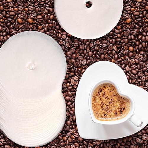 Miniatura 3 de 220 filtros de café redondos, filtros de café de 3.75 pulgadas, filtros de café de disco de papel, filtro de café expreso para percolador Bozeman