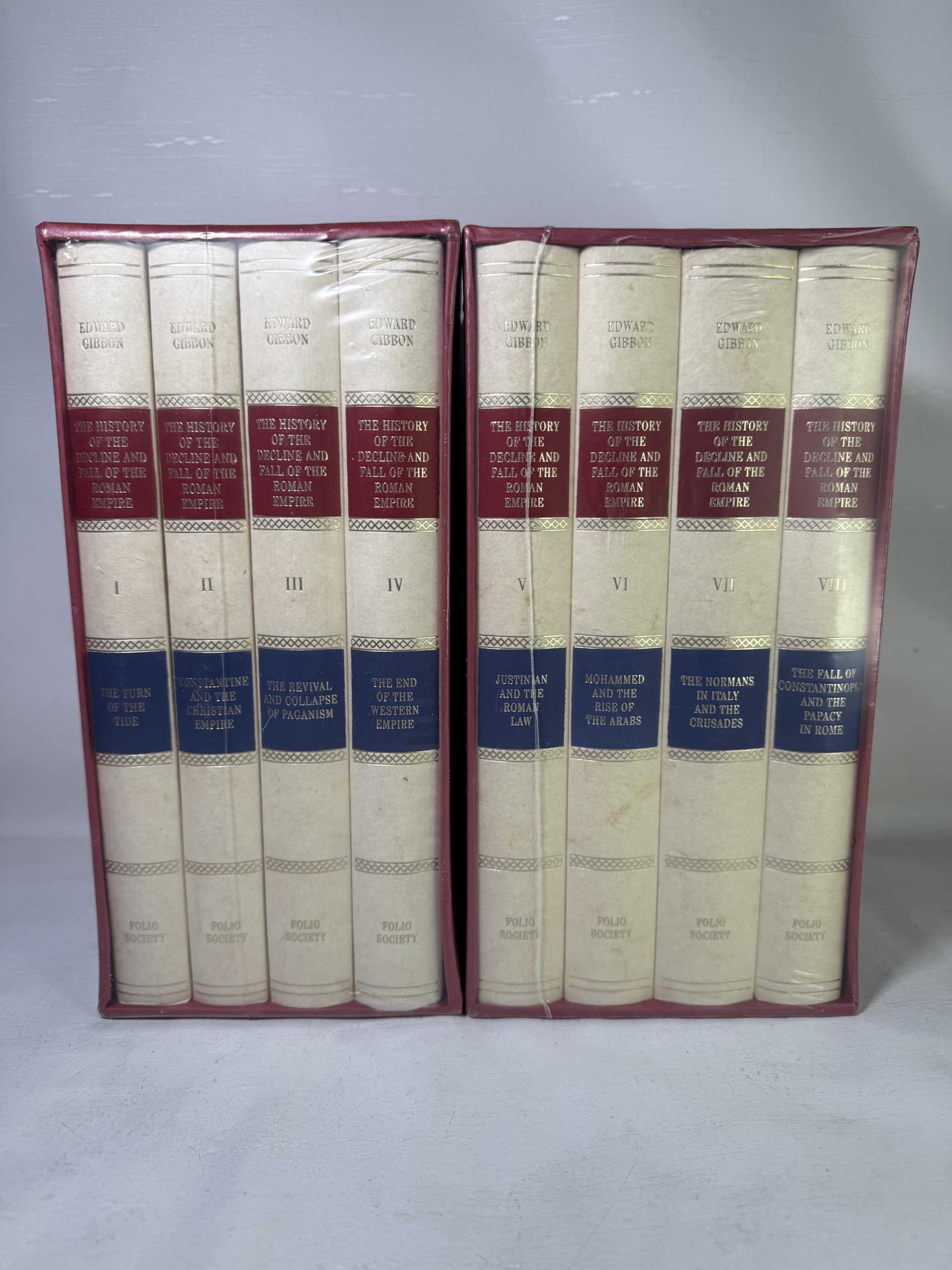 The History of the Decline and Fall of the Roman Empire (8 Volumes Set) [Hardcover] Gibbon, Edward - PT08