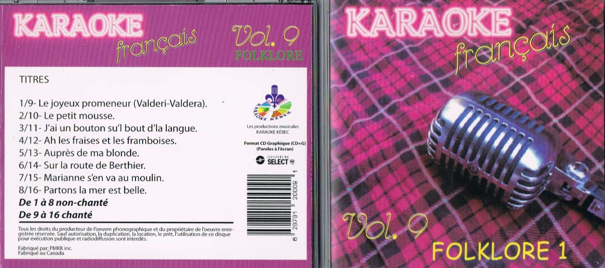 KARAOKE - V9 KARAOKE FRANCAIS [Audio CD] KARAOKE
