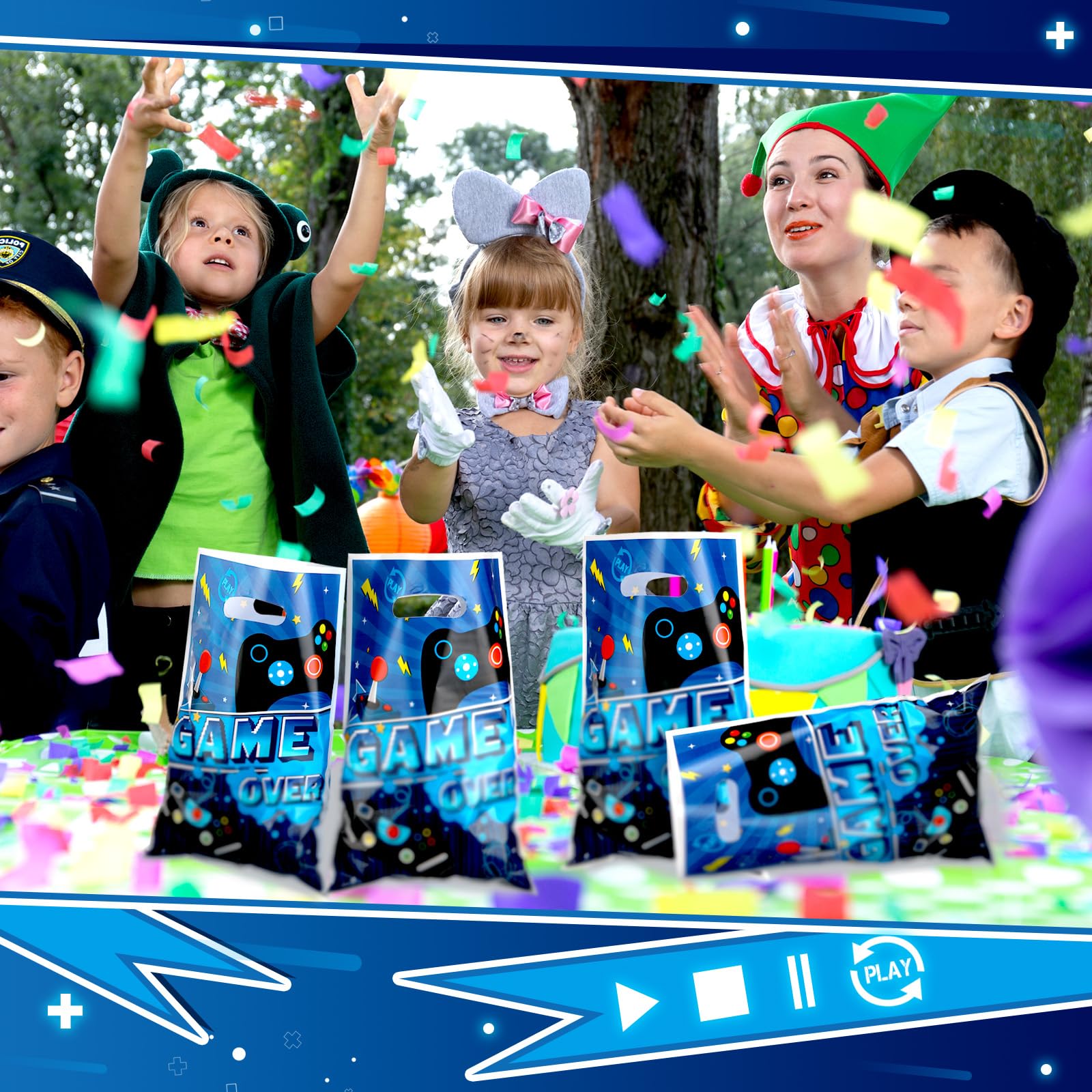 30 Stück Spinnen-Geschenktüten Mit Griffen | 16,5x24,9 Cm | Für Mottoparty, Süßigkeiten & Goodie Bags