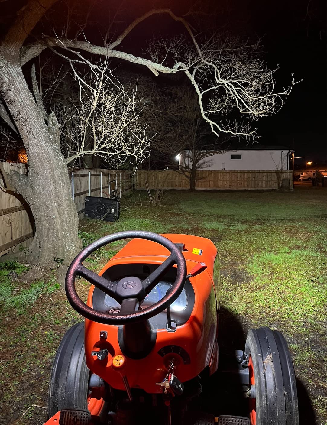 6.5-inch Oval LED Tractor Flood Work Light, 5850 Lumen, 1 Pack