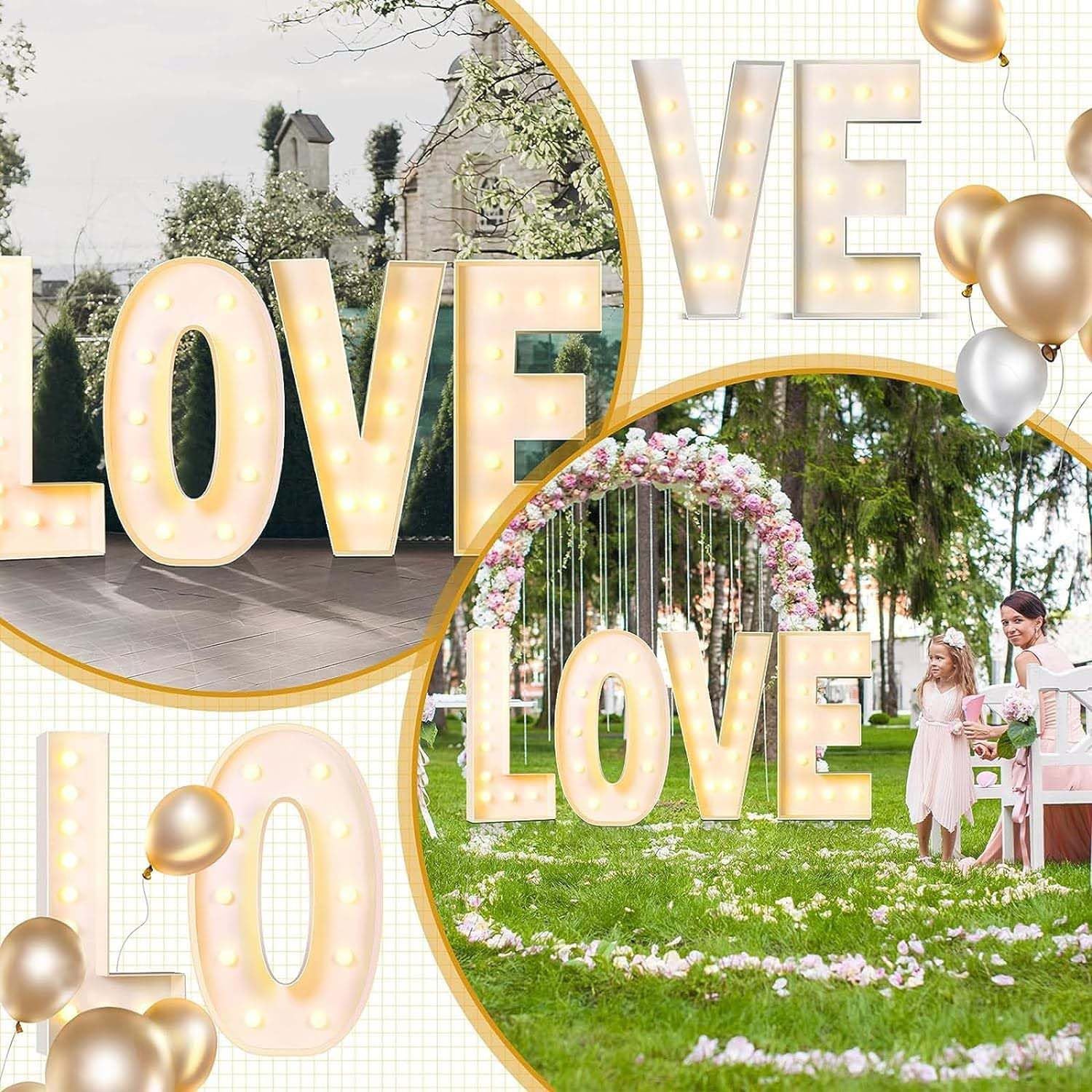 Decorazioni per Matrimoni Lettere Luminose per tendoni Mosaico Numeri Luminosi da 0 a 9 per Decorazioni per fondali per Feste di Compleanno Lettere Grandi per tendoni Decorazioni,B,120CM