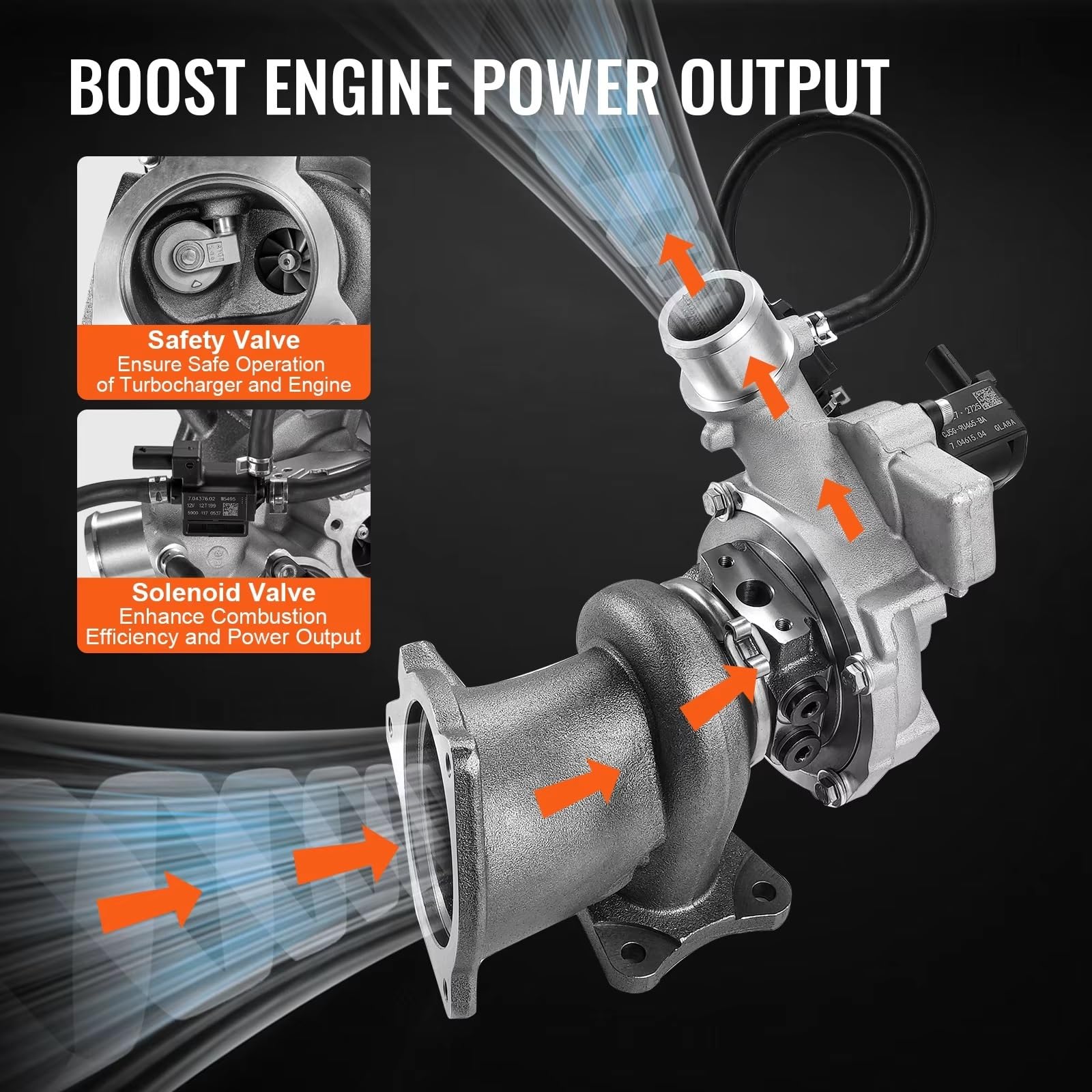 Turbocharger Compatibile Con Ford Per Escape 2013 2014 2015 2016 Turbocompressore Con Kit Guarnizioni Turbocompressore Di Ricambio Per Motori Di Auto