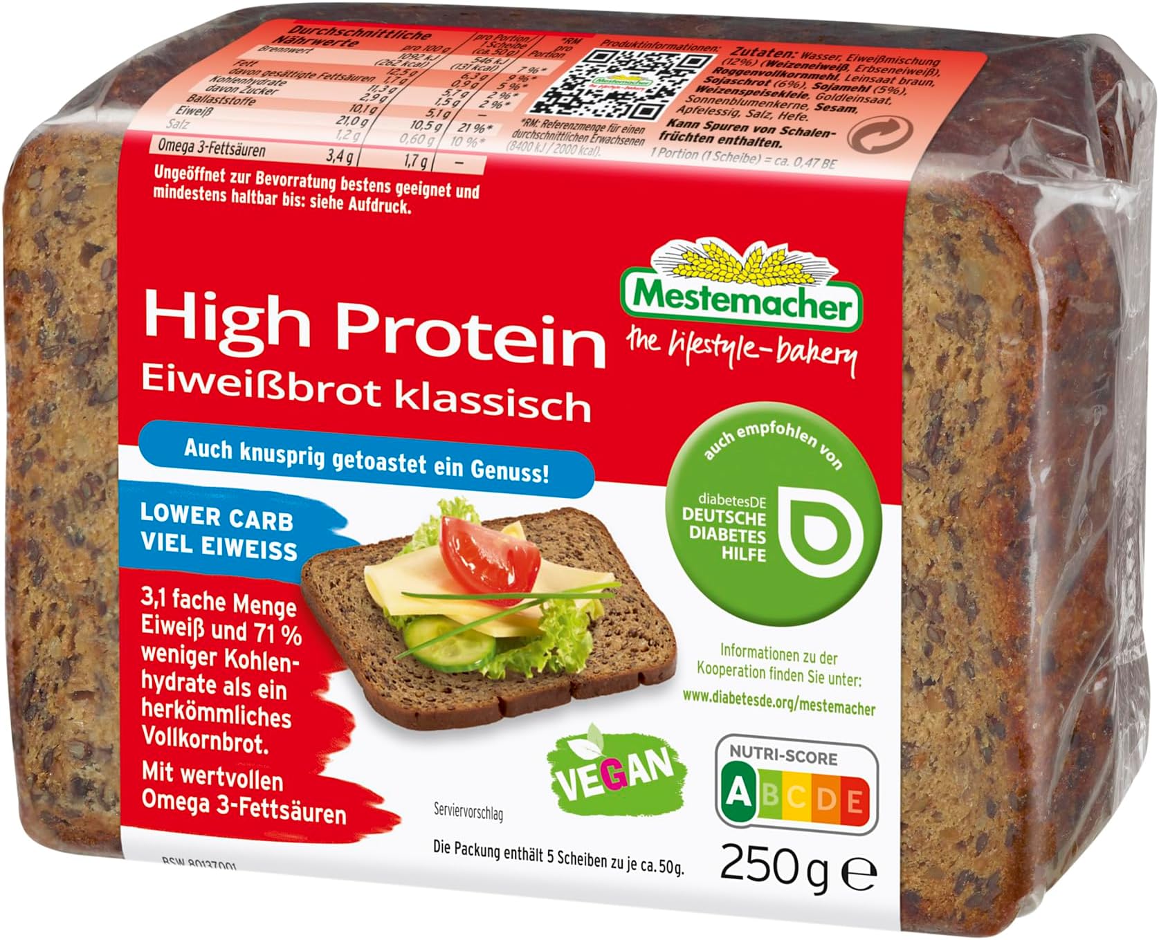 Protein Bread, 250 Gm