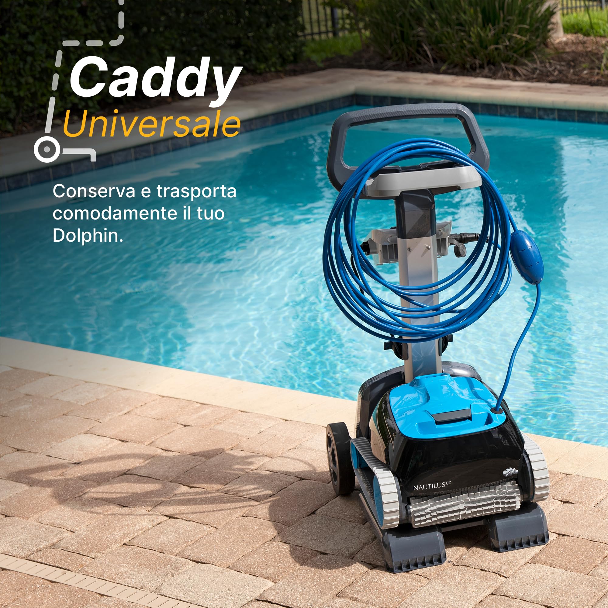 Dolphin Accessorio originale - Caddy universale - Facile da trasportare e conservare tutto l'anno