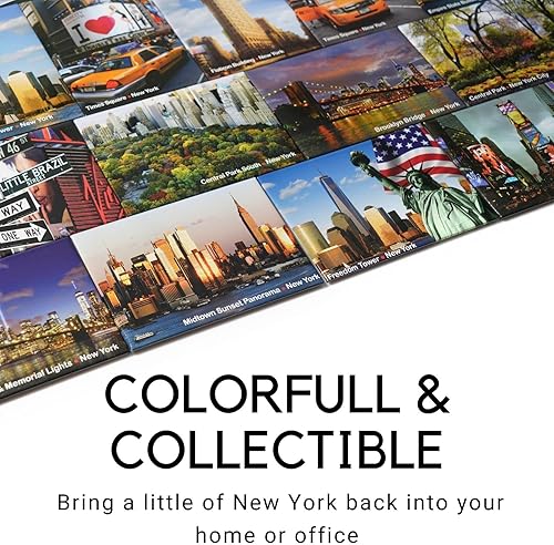 Miniatura 5 de New York Landmarks Color Filmstrip - Imán de nevera de recuerdo fotográfico de la ciudad de Nueva York - Imanes de nevera de la ciudad de Nueva York