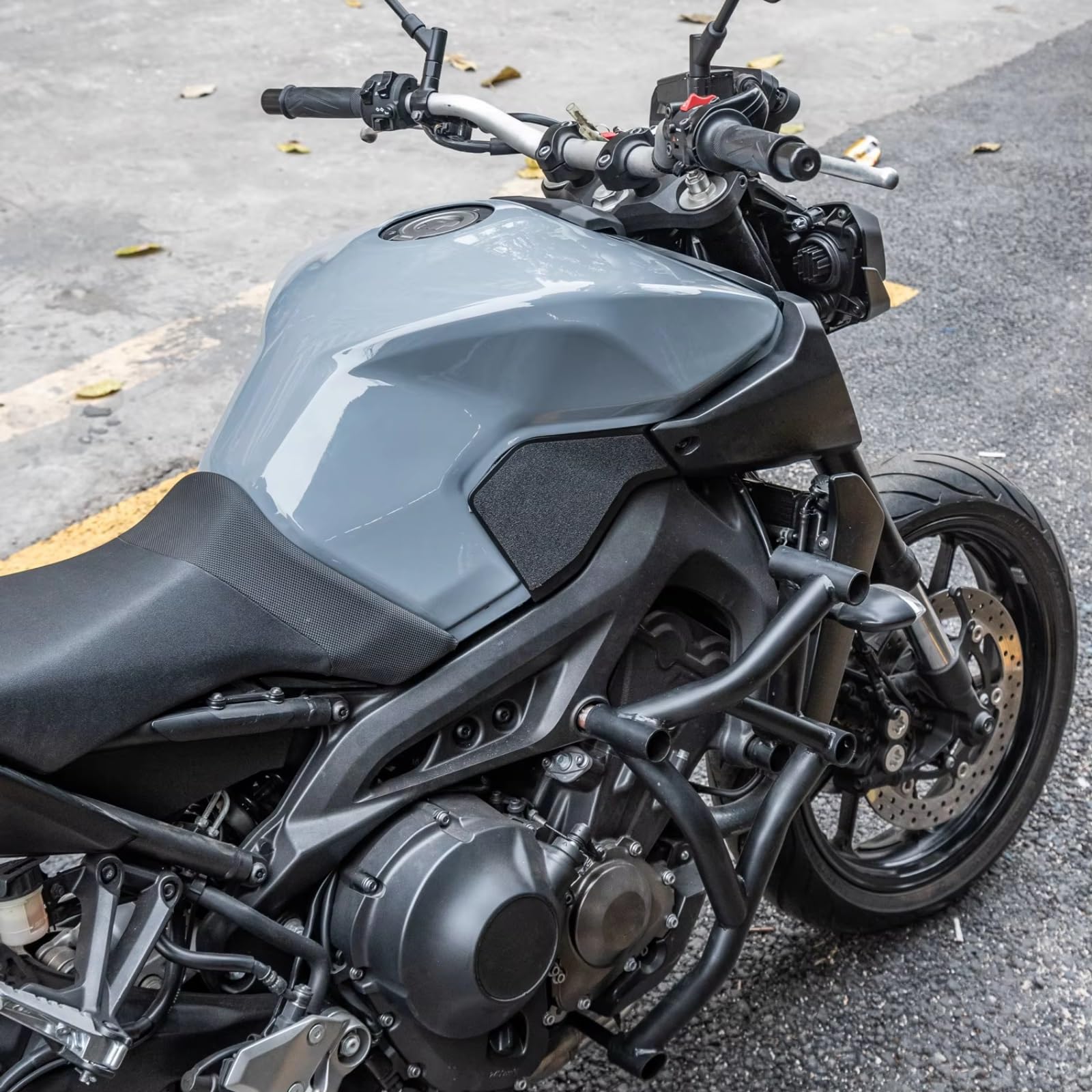 Barra Protección Lateral Compatible Con Yamaha Para Fz 09 2017-2020 Barra Choque Para Motor Motocicleta Protector Carretera Accesorios Riel Para Carrera