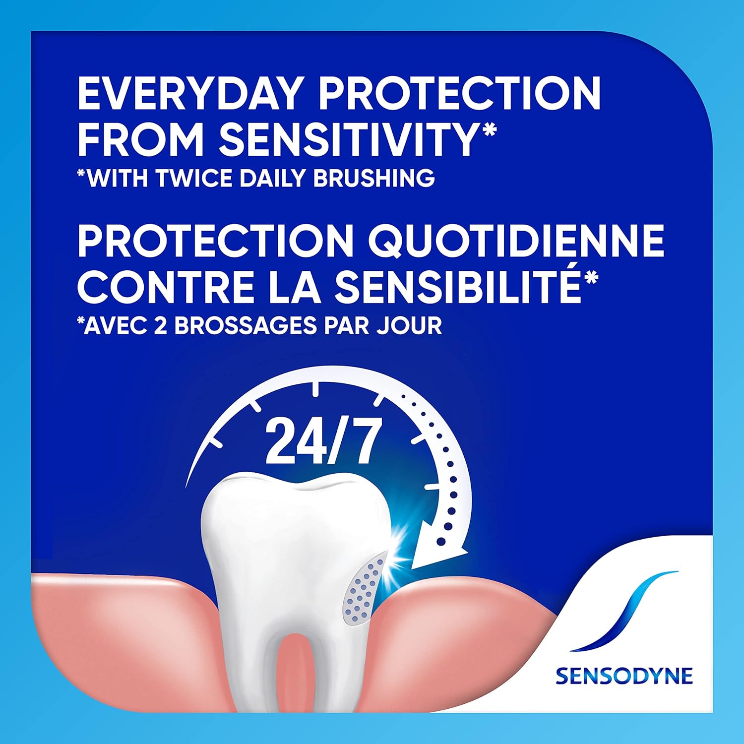 Sensodyne Brilliant Whitening Sensitive Toothpaste, Value Size 135ml (Packaging May Vary) Brilliant White 135 g (Pack of 1) - 3