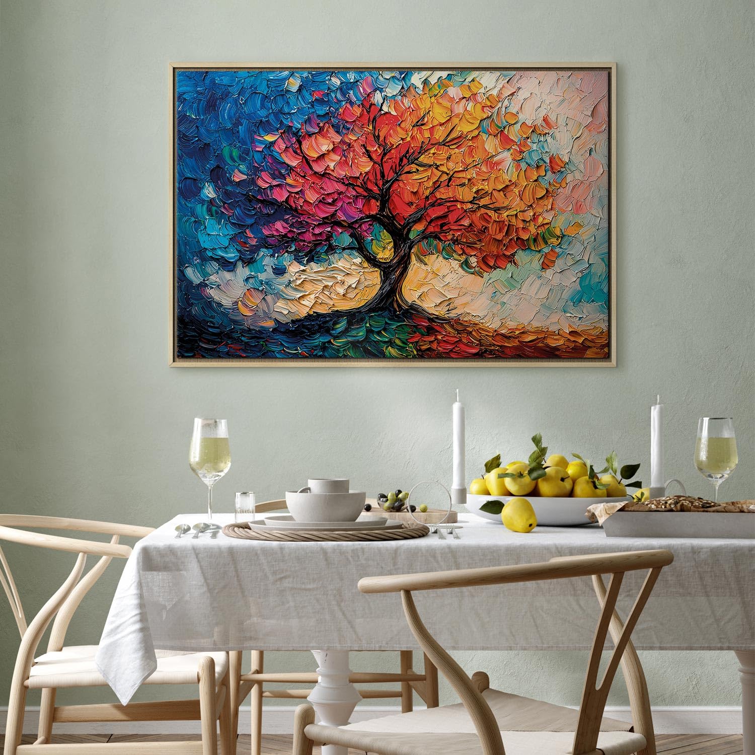 murando - Akustikbild Geschenk, 120x80 cm, 1-teilig, Schallschutz, Büro | Verbessert Raumakustik, reduziert Hall, ideal fürs Büro oder Wohnzimmer, hochwertige Verarbeitung, schnelle Montage, stilvoll