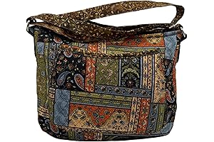 Quilted Crossbody Bag: Handmade Travel Shoulder Bag for Women