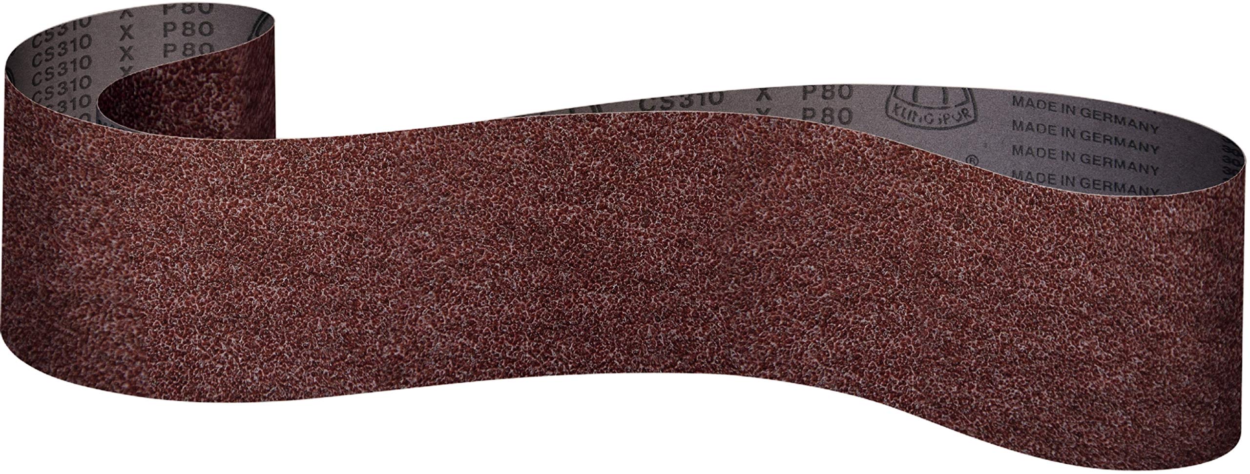 Klingspor CS 310 X 49454 Sanding Belts 100 x 920 mm 80 Grain Pack of 10, 200 x 750 mm, Grana 40-10 Pezzi, Grana 40 - 10 Pezzi