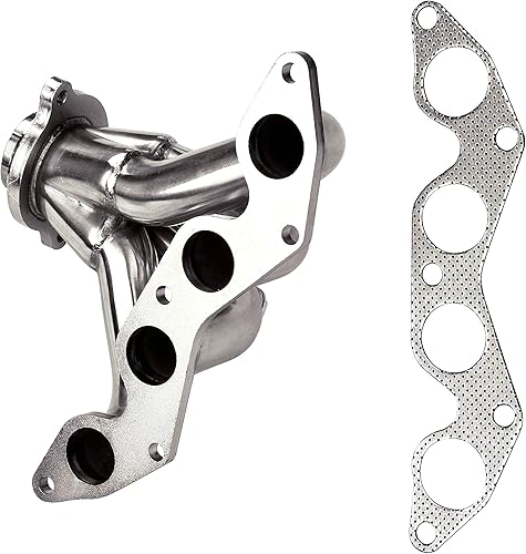 Colector de escape con kits de juntas compatible con Honda Civic EX 1.7L SOHC 2DR4DR 2001-2005, cabezales de conversión de escape de colector de